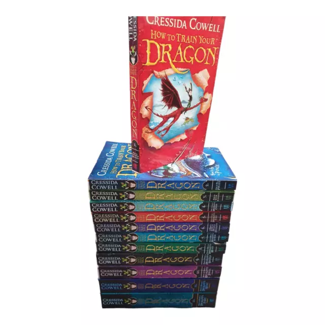 How To Train Your Dragon Book Set 1-12 Complete Set Paperback