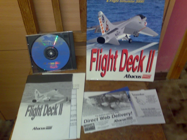 Flight Cd Two FLIGHT DECK 2 Pc Cd Rom Add-On Expansion Flight Simulator - ABACUS ...