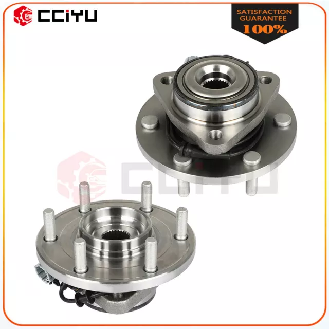 Pair For Infiniti Qx56 Fits Nissan Armada Titan Front Wheel Bearing Hub Assembly