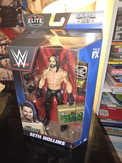 Wwe Elite Greatest Hits Seth Rollins Figure Raw Smackdown Nxt Money In The Bank
