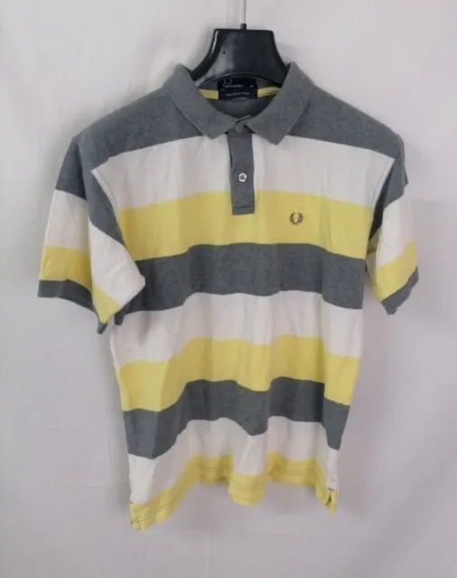 FRED PERRY Polo Maglia Maniche Corte T-Shirt Taglia 16 ANNI Ragazzo