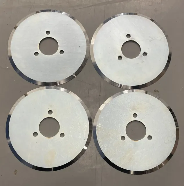 Jj Broch 6-1/2" Diameter Cutting Discs Wheels Blades 4Pcs Minor Dents In Edge