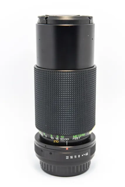 Objectif télé VIVITAR MACRO Focusing ZOOM Lens 70-210mm f/4,5 pour PENTAX P/K