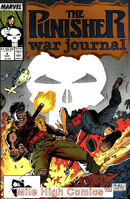 PUNISHER WAR JOURNAL (1988 Series) #4 Good Comics Book