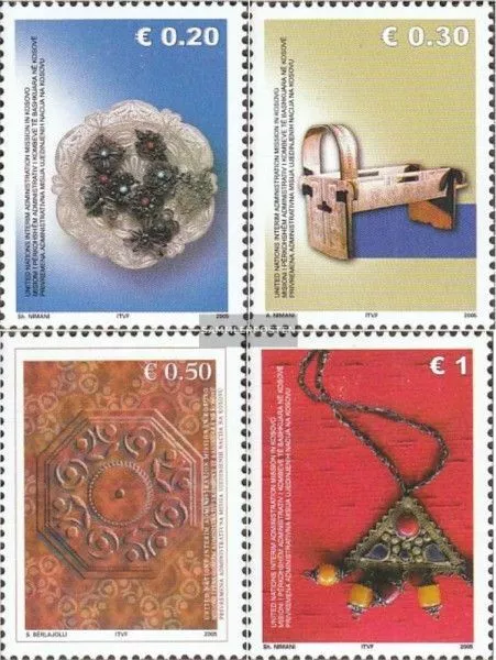 kosovo (UN-Administration) 31-34 mint never hinged mnh 2005 Crafts