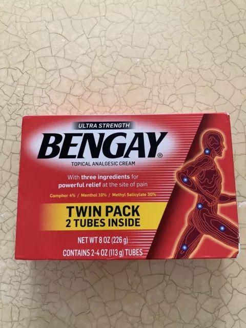 ben-gay cream UK seller 2 x 4oz tubes  cream