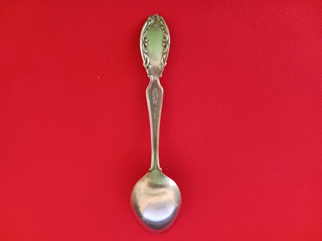 State Of Kansas Sterling Silver Souvenir Spoon, By Manchester Silver Co.