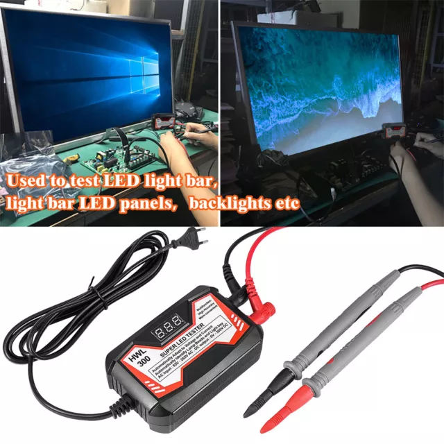 Testeur de LED 0-300V Output LED TV Backlight Tester LED Strips Beads Test Tool