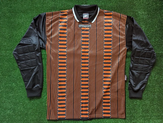 Maillot Gardien Uhlsport N°1 Vintage - Jaune, Manches Longues, Taille XL