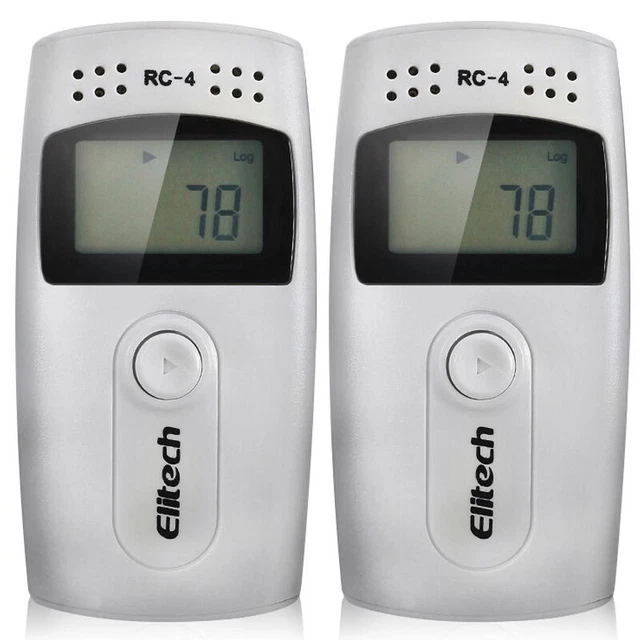 2 x ELITECH RC-4 USB data logger temperatura data logger USB registratore esterno SenY8H2