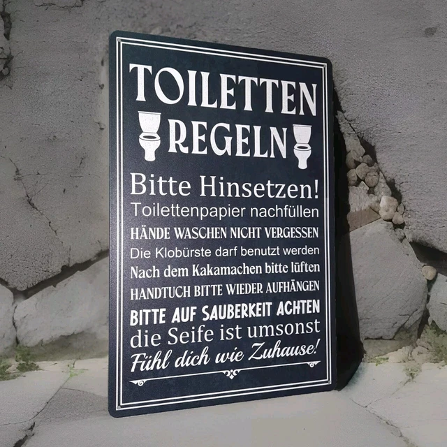 Lustige Sprche Fr Gste Wc