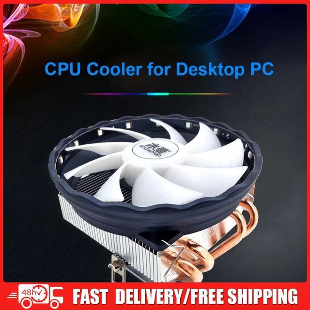 120MM CPU COOLER Radiator Fan 4 Heat Pipes PWM 3 Pin (No Light) EUR 21 ...