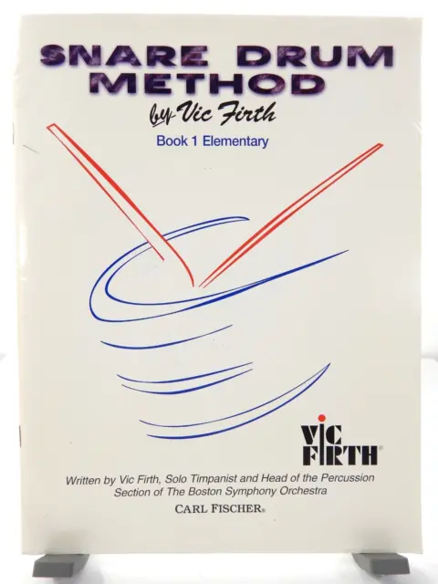 SNARE DRUM METHOD Vic Firth Book 1 Elementary Carl Fischer 04653 1967 Un-used VG