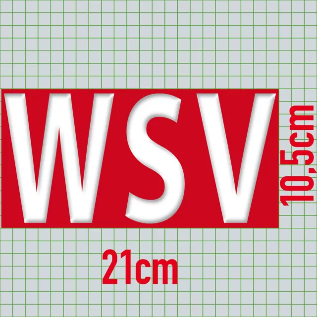 15 Aufkleber Set Sticker WSV 20cm + Prozent 10cm Winter Sale 4061963007983 2