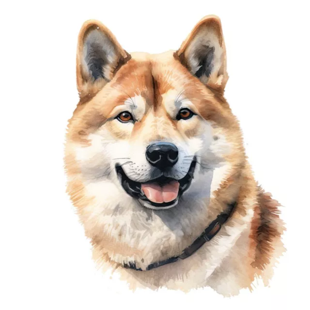 Designer Aufkleber / Sticker Fotosticker - Hunde -  Japan Akita Inu 18