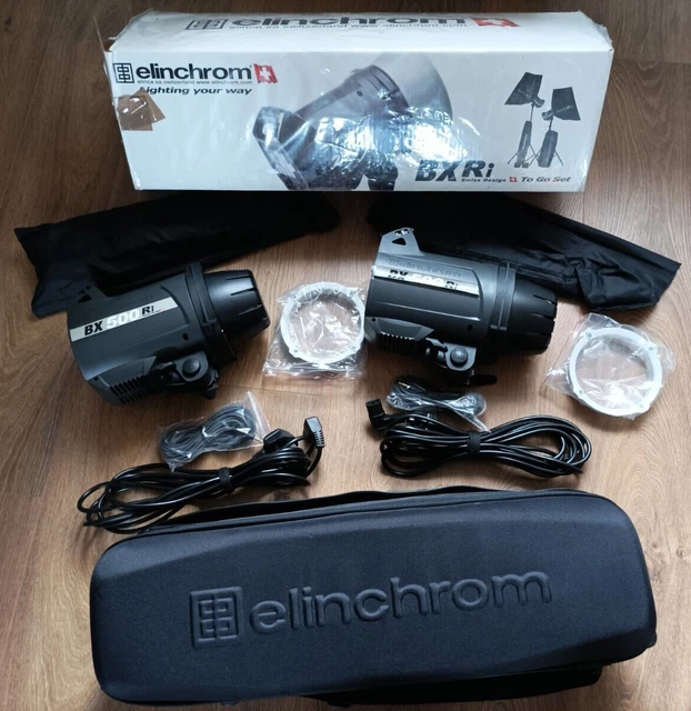 Juego de bolsa de transporte Elinchrom BXRi 500 To Go BX 500 Ri CH-1020 66 cm caja blanda