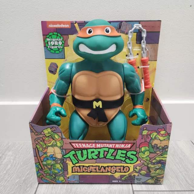 Teenage Mutant Ninja Turtles Michelangelo Original Classic 1989 Giant Figure 12"