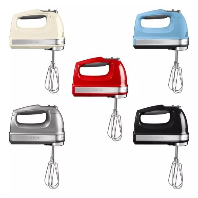 KitchenAid 5KHM9212 Handrührer Edelstahl 9 Stufen Handmixer Handrührgerät