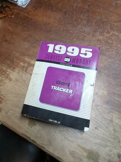 1995 Geo Tracker Service Repair Shop Manual Book Original