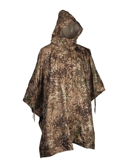 Mil-Tec Ripstop Wet Weather Poncho, Multi-Use Bivouac Sack, Emergency Shelter...