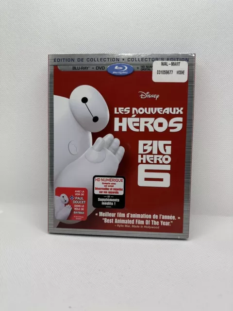 Big Hero 6: Disney's New Heroes (Blu-ray+DVD, 2014)