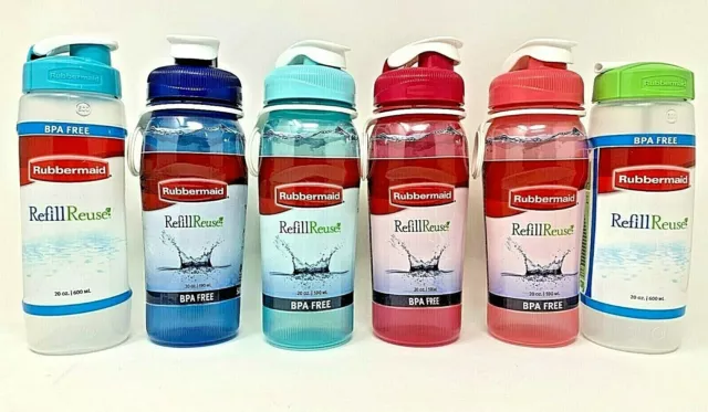 Rubbermaid Refill Reuse Water Bottle, 20 Oz