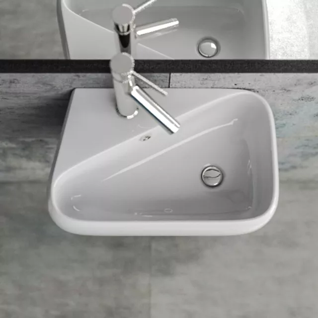 Design Keramik Waschbecken Waschtisch Aufsatzwaschbecken für Gäste WC KB-A486