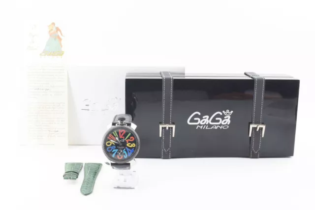 [Caja MINT] GaGa MILANO Manuale 48 mm Reloj de cuerda manual con esfera...