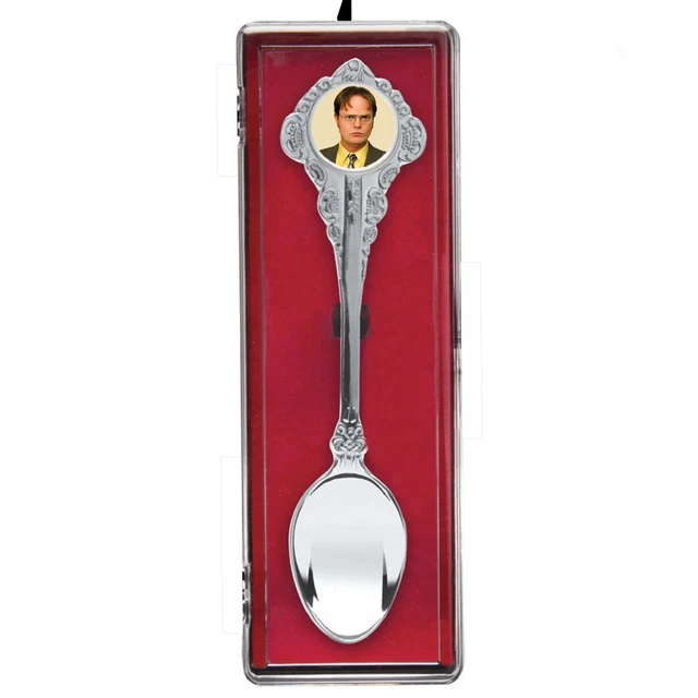 Dwight Schrute The Office Spoon Collectors Souvenir with hanging display case