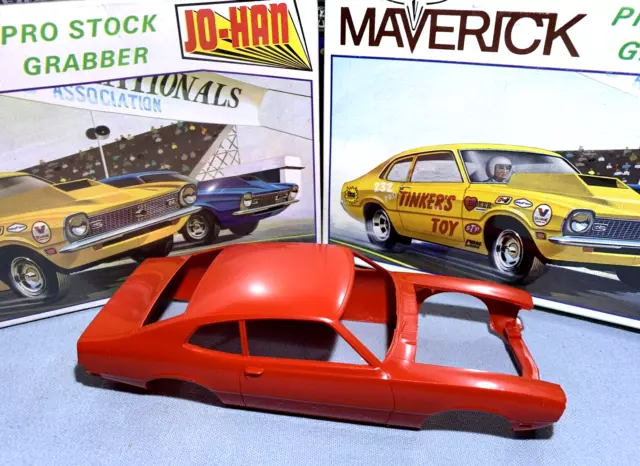 Johan 1972 Ford Maverick Grabber P/S Kit#Gc-3100 Amt Mpc 1/25 Nos Car Body Only!