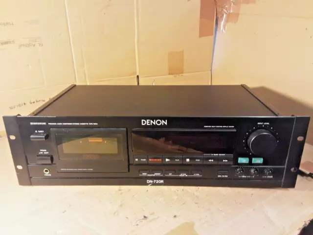 Denon DN-720R Kassettendeck - Pro Audio, Einschubmontierbar, Dolby B/C, HERGESTELLT IN JAPAN