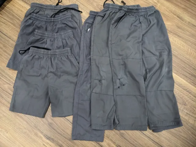 Scags Boys school uniform: 4x  shorts and 3x long pants grey USED size 8