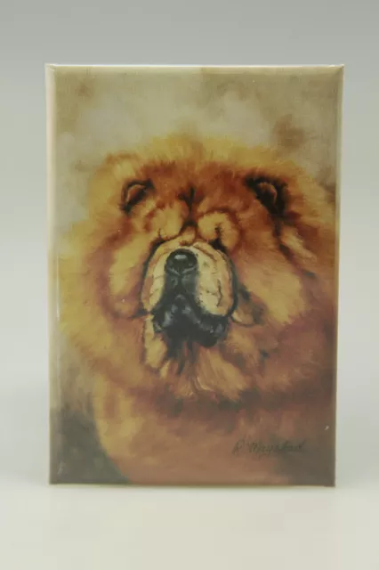 Chow Chow Red ~  Magnetic List  Pad & Pen Set With Matching  Refrigerator Magnet