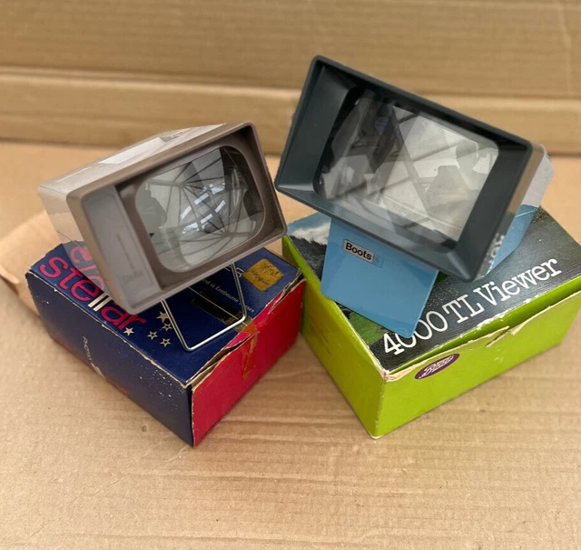 VINTAGE BOOTS 4000TL Slide Viewer and Stellar Photax Slide Viewer £9.