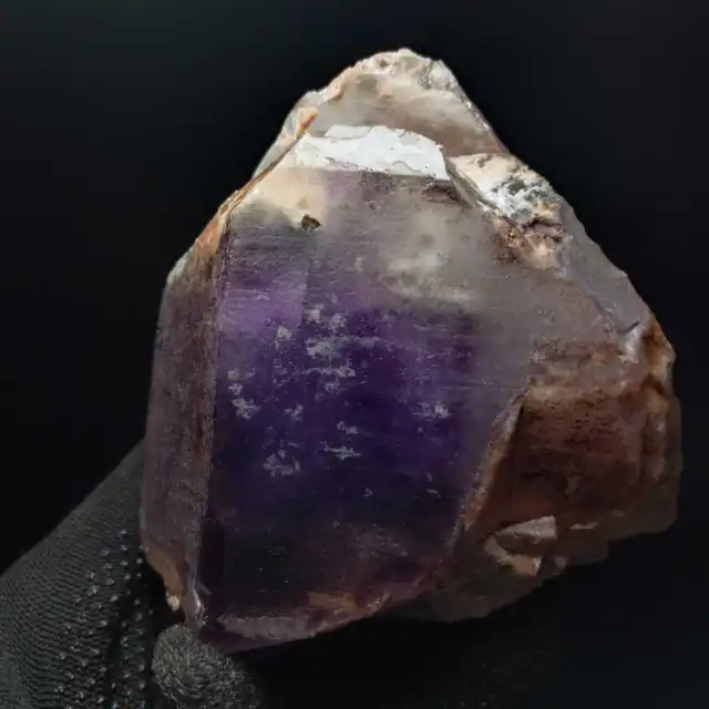 Amethyst Phantom Quartz | Purple Amethyst Crystal  Natural Point Shape