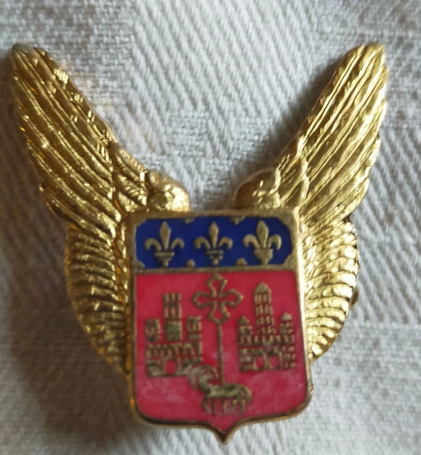 Insigne Broche Vintage Compagnie Aérienne Thai Air – Années 1960 – Style Pilote – Fabriqué En France – Occasion