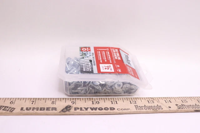 (260-Pk) ITW Teks Screw Lathe Drill Point #8 x 1/2" 21520