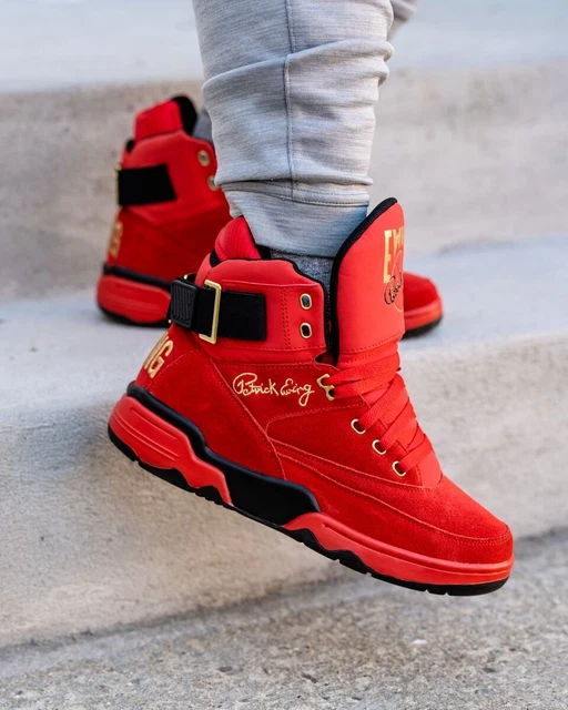 PATRICK EWING ATHLETICS 33 Hi Rosso Edizione Anniversario 10 Anni EUR 85 00 PicClick IT
