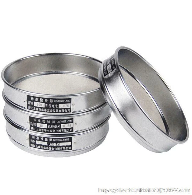 Edelstahl Laborsieb 20 Cm - Verchromter Rahmen 10-100 Maschen Für Industrie & Haushalt