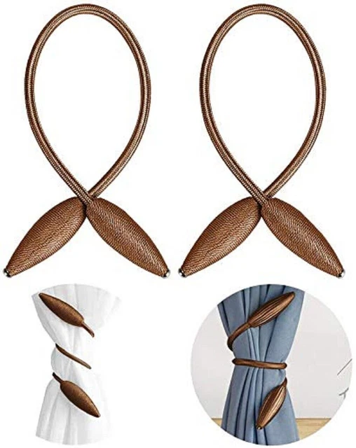 Beautiful Alloy Solid Curtain Holders Tieback Coffee Set of 2 Pcs