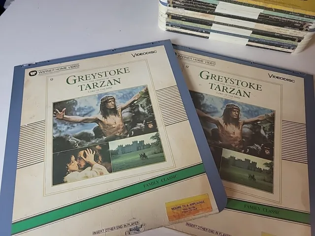 Greystone-The Legend of Tarzan (Parts 1&2) - CED SelectaVision Videodisc, 1984