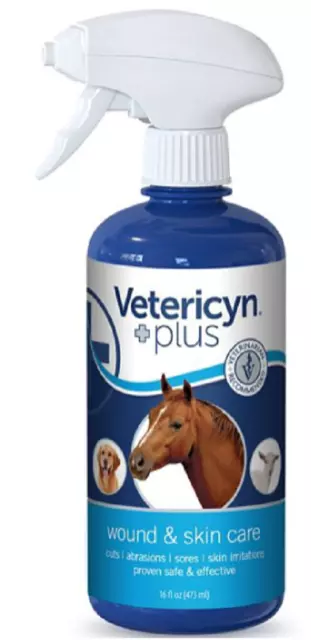 Vetericyn 1000 16 fl oz Plus Equine Wound & Skin Care Liquid Spray