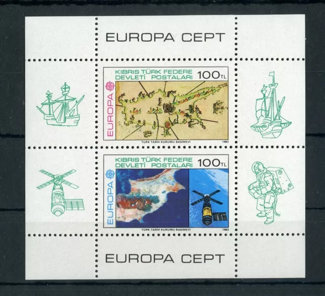 ZYPERN TÜRKISCH Bl.4 ** EUROPA-BLOCK 1983 ME 40,-++ !!! (151899)