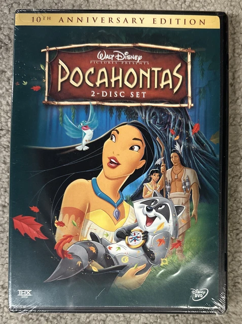 Pocahontas (DVD, 2005, 2-Disc Set, 10th Anniversary Edition) Brand New Sealed
