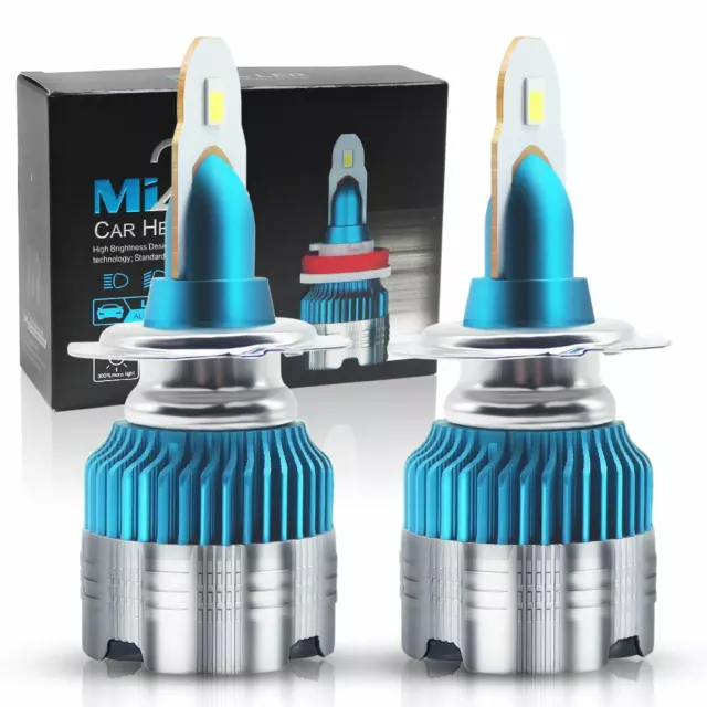 Citroen C1 2014+ 2x H7 Phare Bullet Kit Voiture Ampoules LED Blanc Pur 6500K