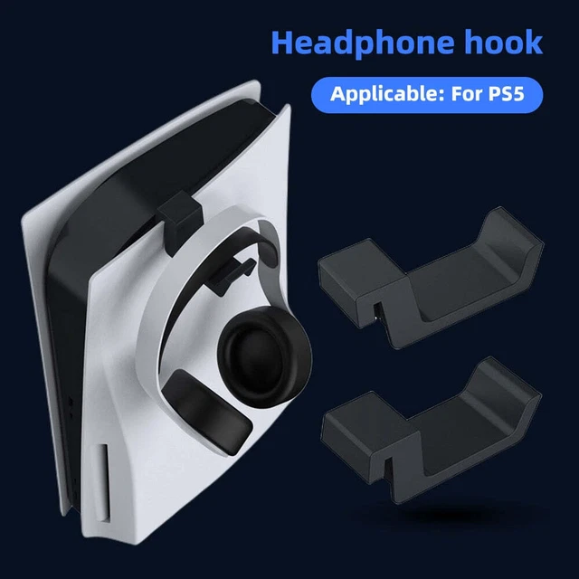Headphone Stand Mount for Play Station 5 Console Anti-Slip Gaming Headset Hanger