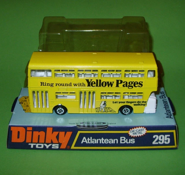 Dinky / 295 Leyland Atlantean Bus 'Yellow Pages' / Boxed