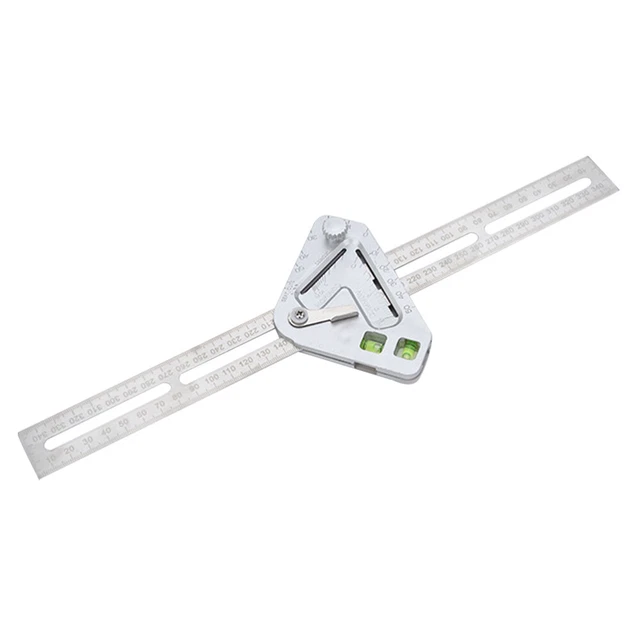 Outils De Mesure Combinés : Protracteur Et Règle D'angle Tri-carré - Pour Machiniste, Neuf, Chine