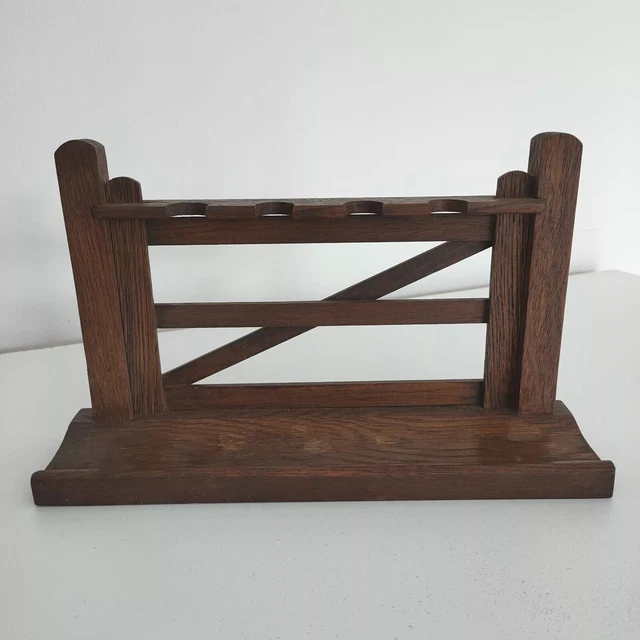 Farm Gate Display Racks VINTAGE FARM GATE Pipe Rack Display Stand Wooden Hand Crafted Dark $18. ...