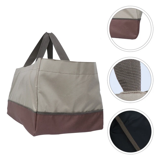 1 pieza Bolsa de Bolso de Almacenamiento de Leña Portador de Leña Bolsa de Almacenamiento de Leña